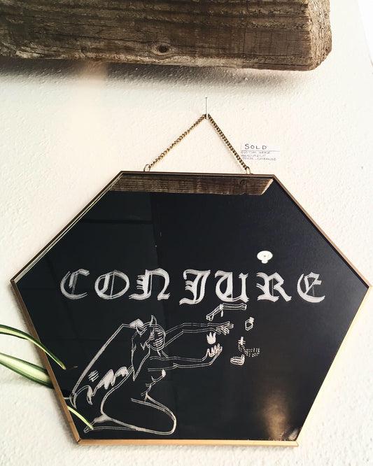 'Conjure' Hexagon Mirror